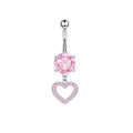 BLING HRT BELLY PIERCING